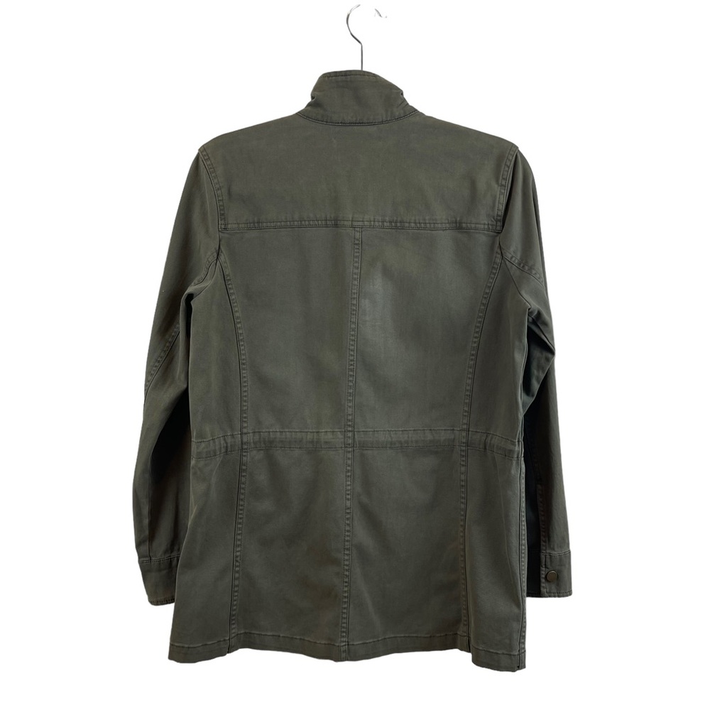 Lucky Brand Point Collar Long Sleeve Button Front Utility Jacket Sz. SP - Picture 8 of 13